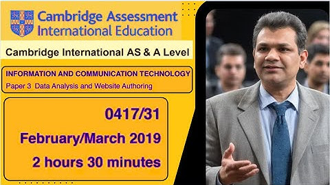 📘 IGCSE ICT 0417: March 2019 Web Authoring Exam Solutions (Step-by-Step!)