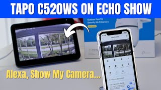 Tapo C520WS on Echo Show - With Alexa Voice Command!