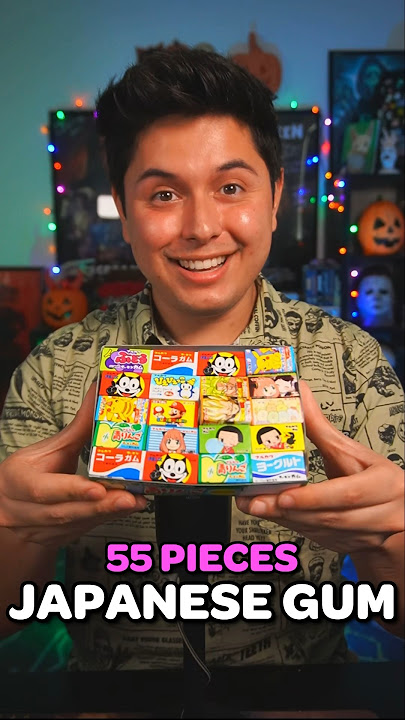 55 Pieces of Japanese Gum! 🍬 | #ASMR