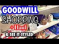 GOODWILL THRIFT WITH ME & HAUL~ HOME DECOR THRIFT SHOPPING~IT WAS JUST SITTING THERE WAITING FOR ME