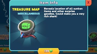 Hungry Shark Evolution (EP.10) Finding All The Sunken Items With Treasure Map