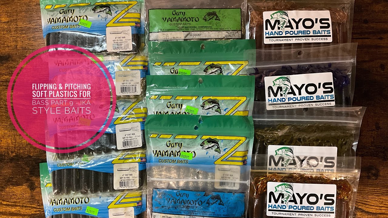 Flipping & Pitching Soft Plastics for Bass Part 9 - Ika Style Baits