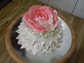 УКРАШЕНИЕ ТОРТОВ -торт РОЗА, cake decoration- a rose cake