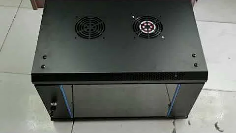 6U 600mm Width 450mm Depth Wall Mounted Single Section Network Cabinet Rack 6RU