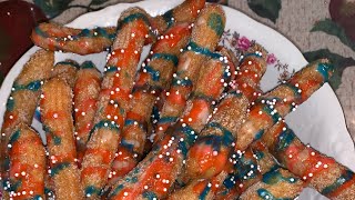 Churros decorados de la bandera americana (4th of July) ??