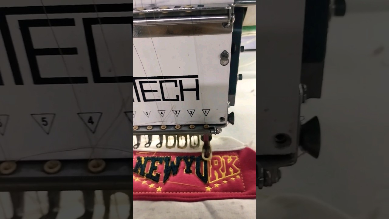 Unitech embroidery machine towel 