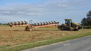 Labour 2011 CAT Challenger MT 865 C, charrue G&B 13 corps - big ploughing