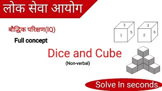 Dice & Cube । Shortcut tricks of Dice & Cube । IQ for All । Loksewa IQ