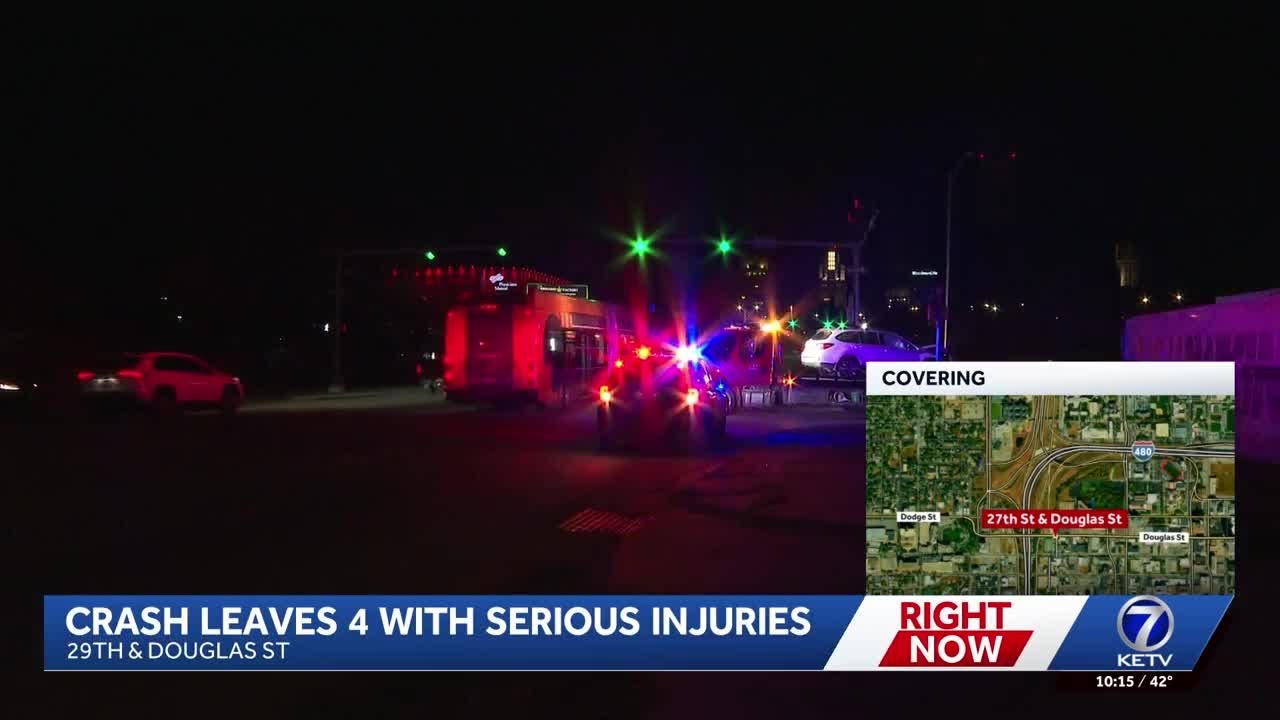 Multiple people taken to the hospital after 2-car collision in Omaha ...