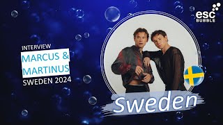 Marcus and Martinus - Unforgettable / Sweden Eurovision 2024 / Interview / PrePartyES 2024