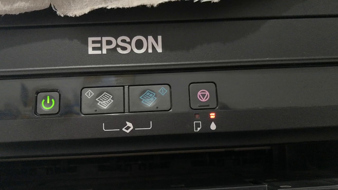 Cómo reiniciar niveles de tinta en impresora Epson L210 - YouTube