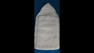 Portbebe me shtiza shume e thjeshte -  Knitting Baby Sleeping Bag very easy