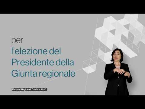 Elezioni Regionali Calabria - 26 gennaio 2020 - Come si vota