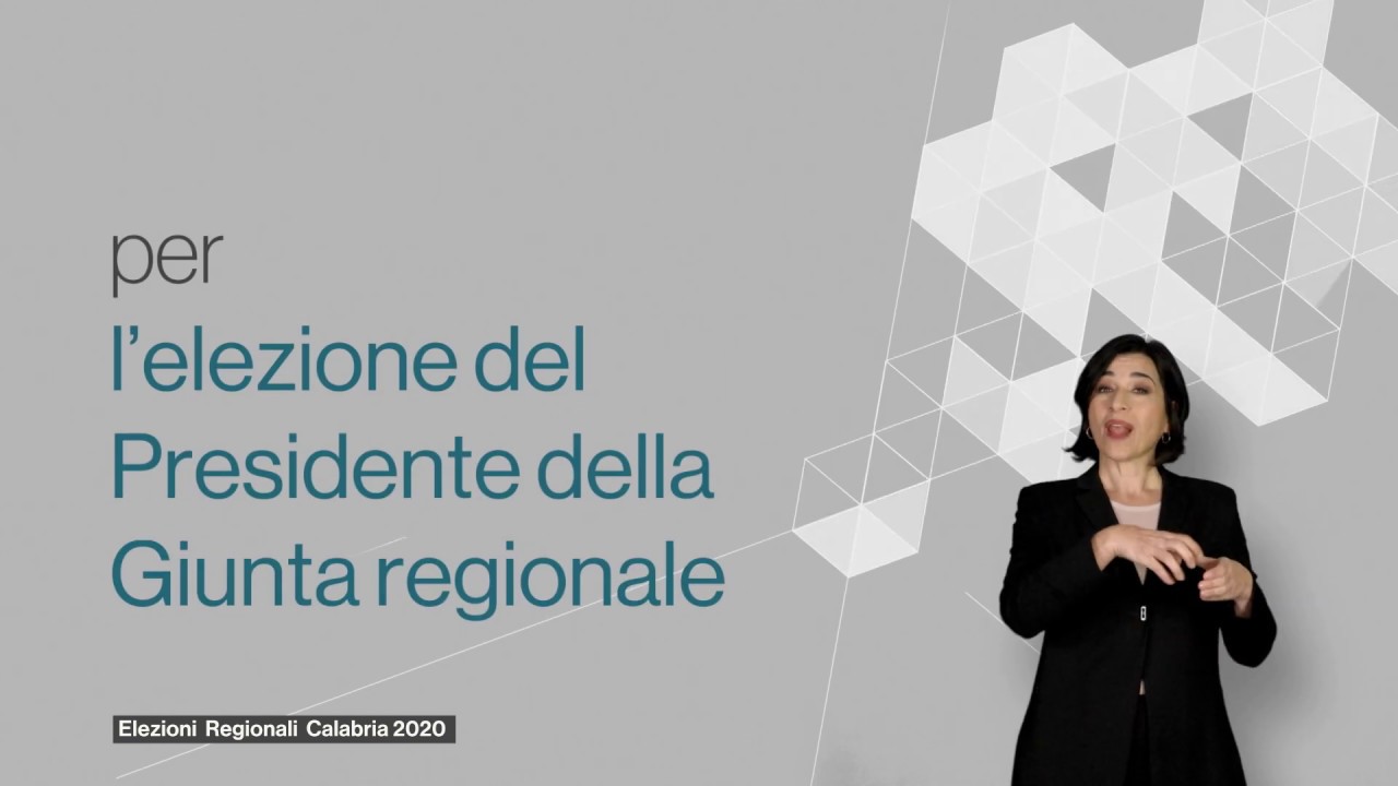 Elezioni Regionali Calabria 26 Gennaio 2020 Come Si Vota Youtube