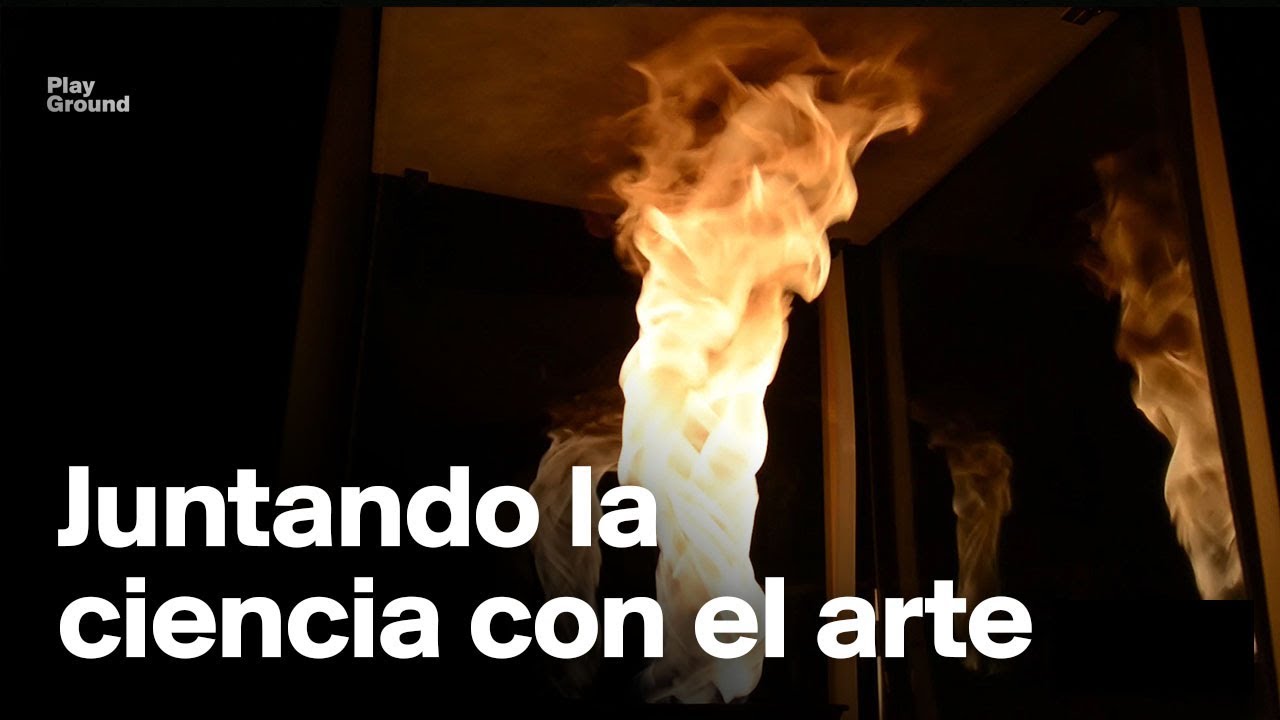 Pintando con las fuerzas de la naturaleza con Fabian Oefner.