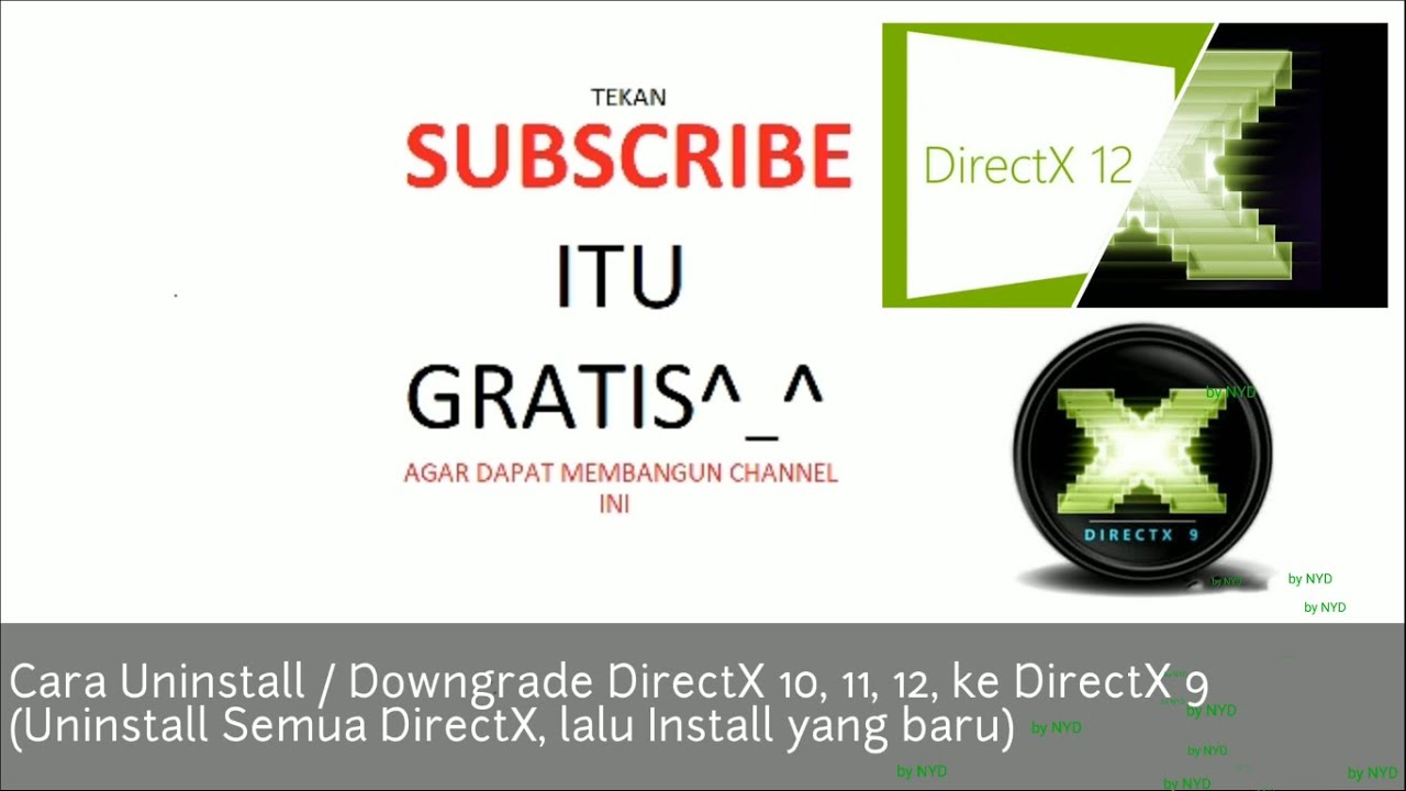 cara install directx 9