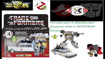 Transformers X Ghostbusters Crossover Ecto 1 ECTOTRON Toy Review
