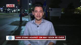UAW strike against GM may soon be over
