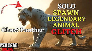 Solo Legendary Animal Glitch in Red Dead Online (RDR2 Online)