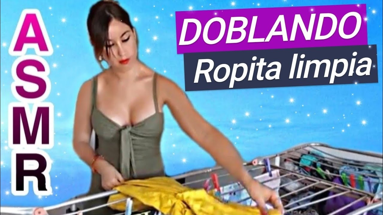 Asmr |DOBLANDO ROPITA LIMPIA-NO INTENCIONAL / MUY RELAJANTE