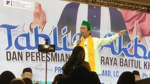 CERAMAH USTADZ ABDUL SOMAD TABLIGH AKBAR DAN PERESMIAN MASJID RAYA BAITUL KHAIRAAT  KOTA PALU 2025