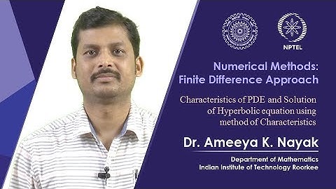 Lecture 18- Numerical method: Finite difference approach