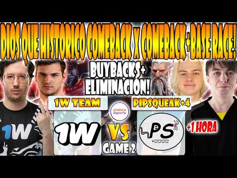 1W TEAM vs PIPSQUEAK+4 BO3[GAME 2] ELIMINACION- BZM, 33, SHAD vs RINCYQ, COPY-PGL WALLACHIA SEASON 9