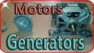 Washing machine motor generator wiring