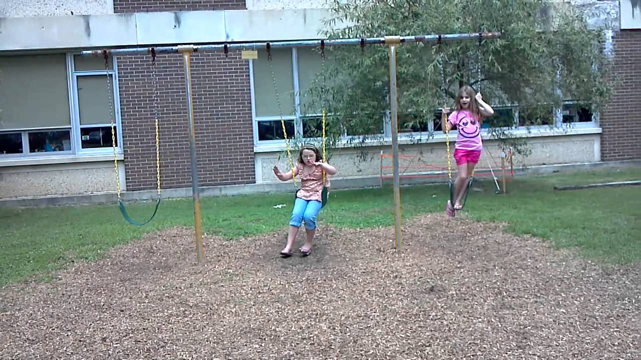 kids anka Kids on a Swingset - Father's Day 2012