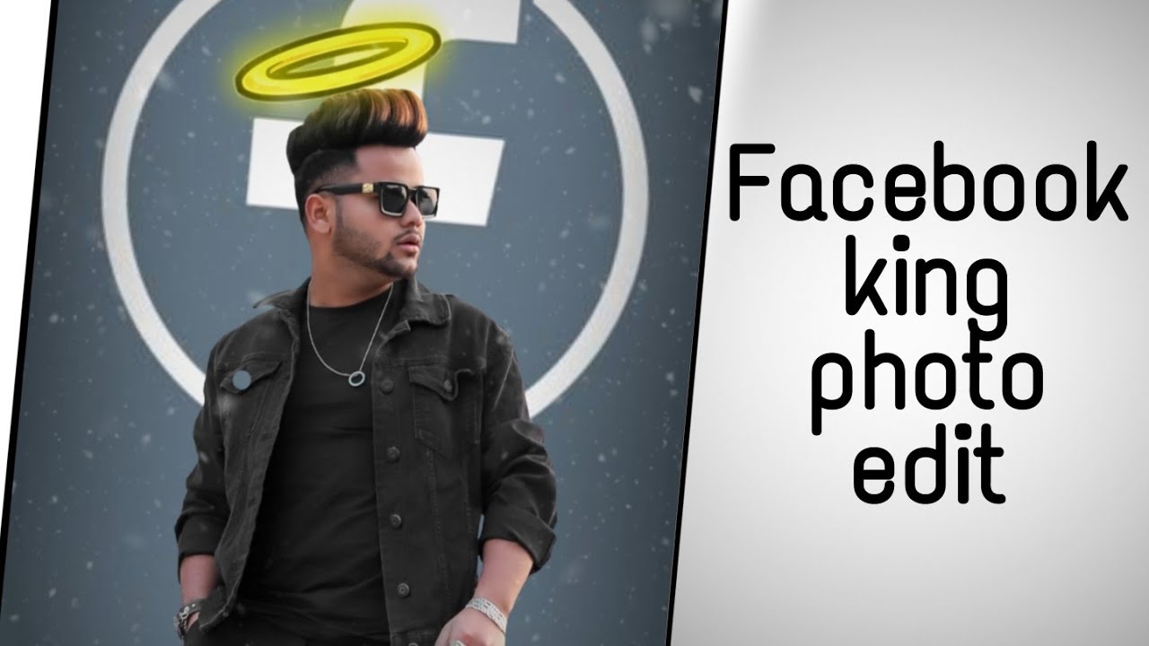 Facebook king photo editing concept in picsartpicsart facebook profile photo edit
