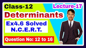 Exercise 4.6 Solved (NCERT) | Solution of system of linear equations using inverse of a matrix