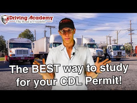 The Best Way To Study For Your CDL Permit - Driving Academy - YouTube