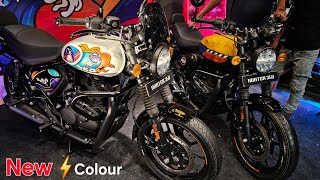 Launched 2026 New Colour Royal Enfield Hunter 350 Mumbai Yellow & Moon ShoT White Full Detail Review
