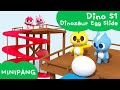 Learn colors  with MINIPANG | dino S1| Dinosaur Egg Slide🥚 | MINIPANG TV 3D Play