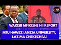 WAKISII FIKISHA HII REPORT MTU HAWEZI ANZIA HUKO JUU KWA UNIVERSITY LAZIMA MTU AANZIE CHEKECHEA