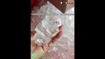 HAOPENG Premium Cube Ice Machine for Bars, Hotels, Restaurants, and Food Processing