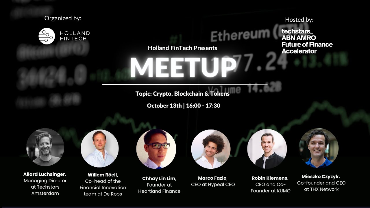 Holland Fintech Meetup 13th October Hosted by Techstars