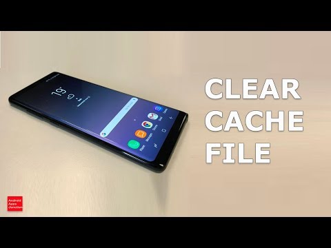 How to clear cache files from android device (Note 8)