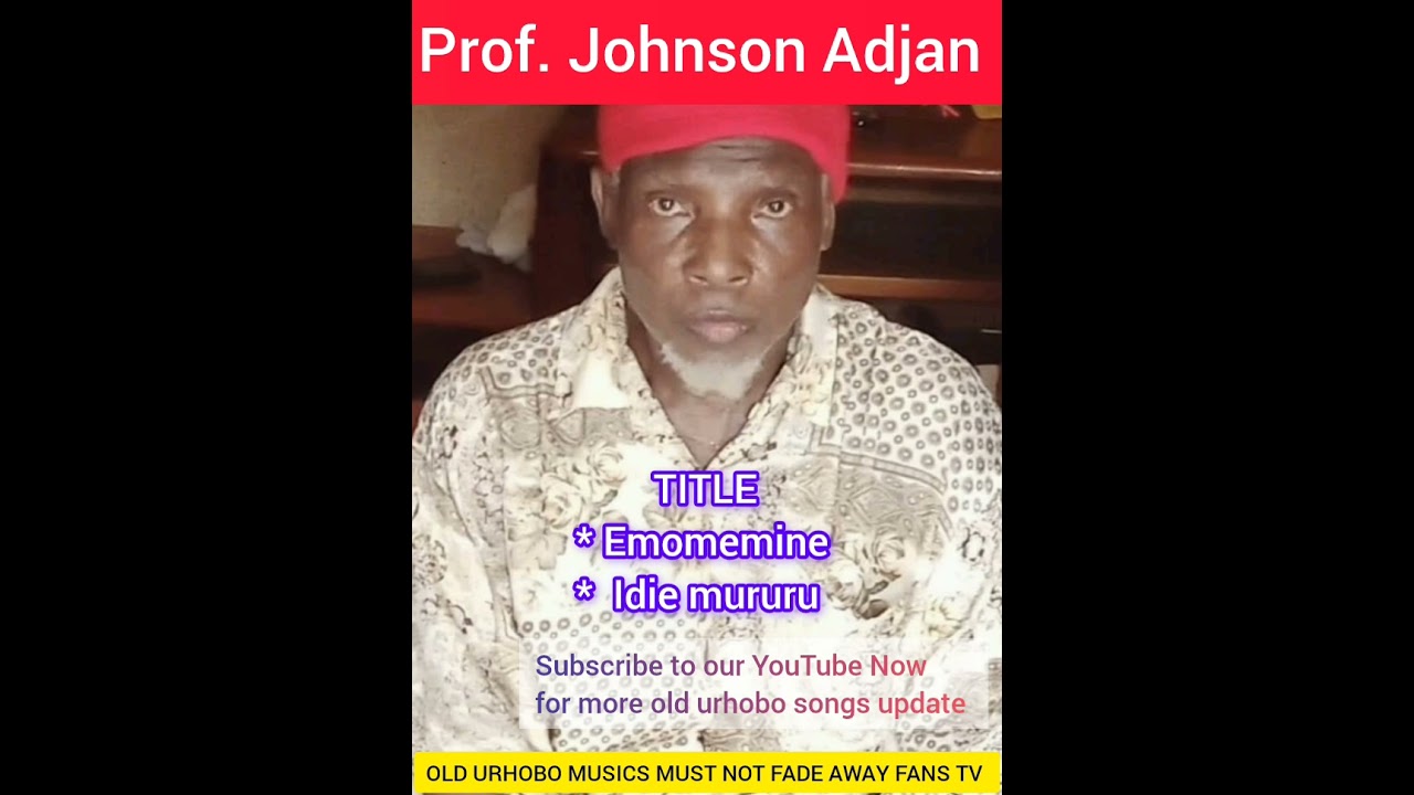 Prof. Johnson Adjan _Emonamine
