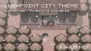 Snowpoint City: The Most Nostalgic Pokemon City Ever | Pokemon Tracks With Ambience screenshot 4
