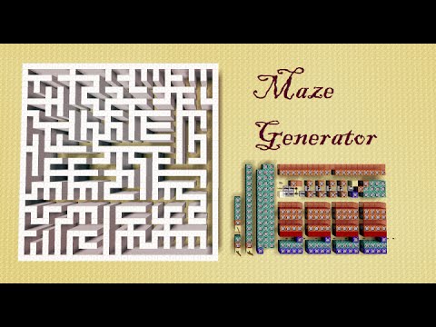 Minecraft 1.10 MAZE GENERATOR - YouTube