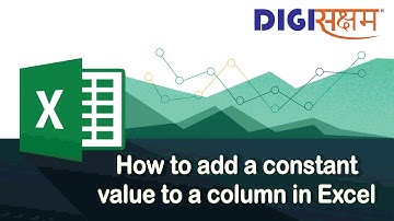 #Excel Tips & Tricks | How to add a constant value to a column in Excel | #YoutubeShort