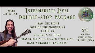 Intermediate Level Mandolin Double Stop Course