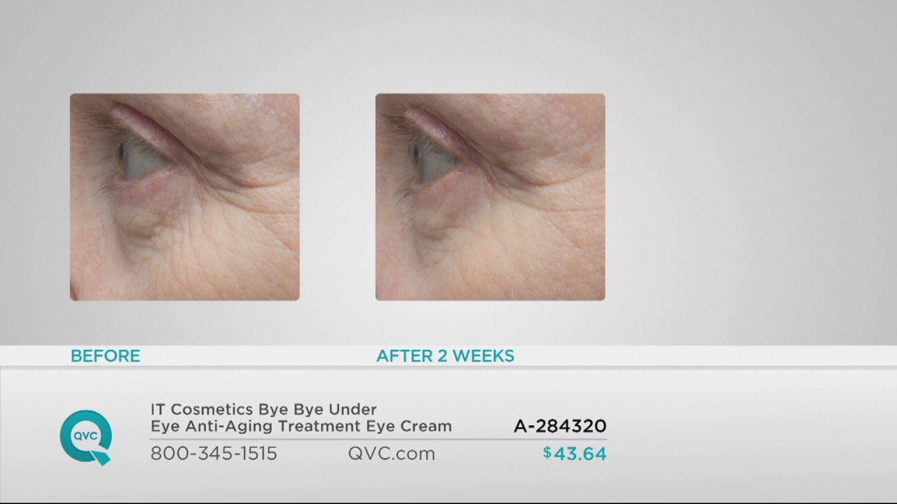 IT Cosmetics Bye Bye Under Eye Treatment Eye Cream Auto-Delivery on QVC