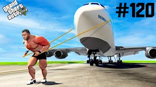 GTA V ; FRANKLIN BECOME STRONGEST MAN EVER TO PULL WHOLE LOS SANTOS ( NEW MOD )