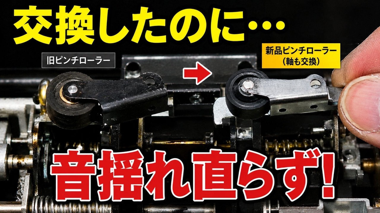 RODE Caster duo ジャンク 修理できる方向け Junk Repair Part 6] Replaced the Pinch Roller and Even Modified