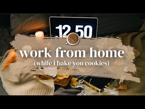 Work From Home ASMR Ambience While I Bake You Cookies 🍪