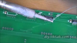SOIC chip soldering demo