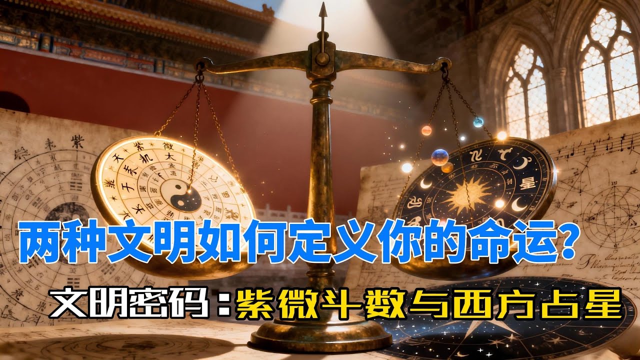 紫微斗数vs西方占星：东方星政与西方心理，谁更懂你的命运？