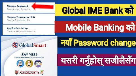 Mobile Banking New password Setup || Global IME Bank Mobile Banking || Tech Information